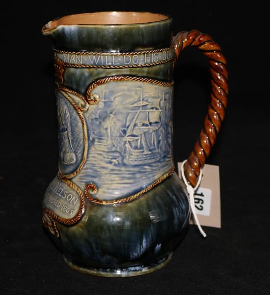 A Royal Doulton Lord Nelson commemorative jug